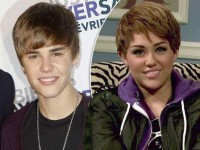 Miley Cyrus als Justin Bieber